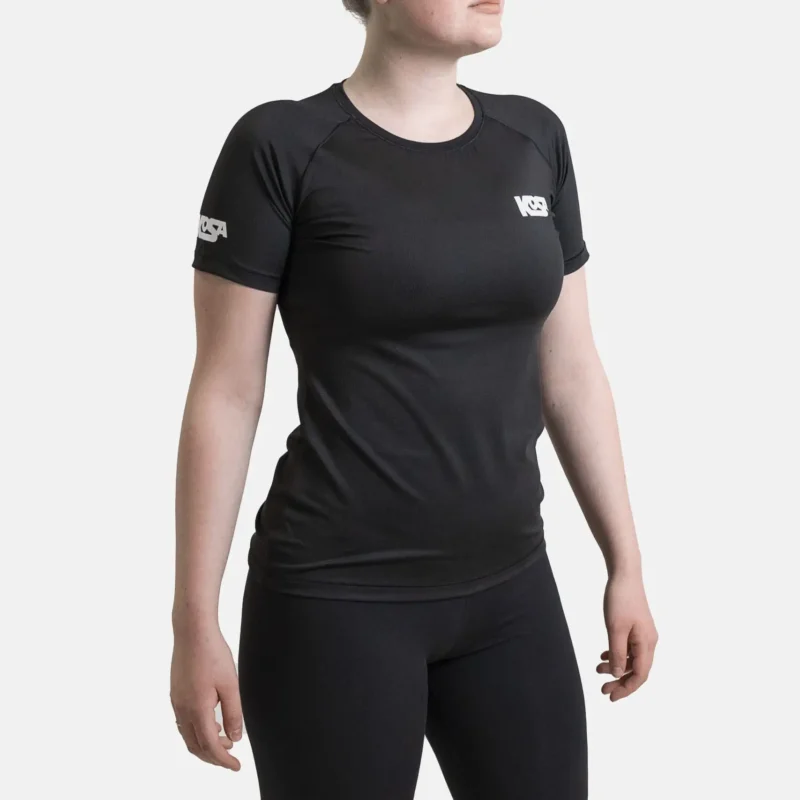 Performance T-shirt Women Black "Elite"