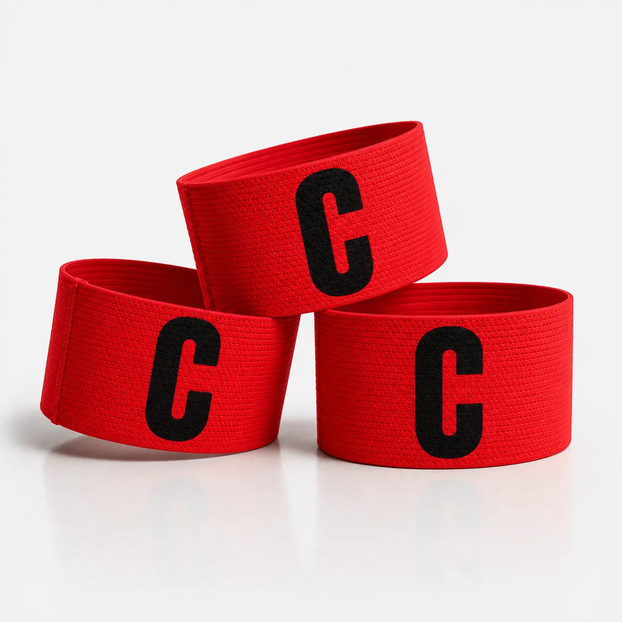 Captain's Armband 3-pack Red
